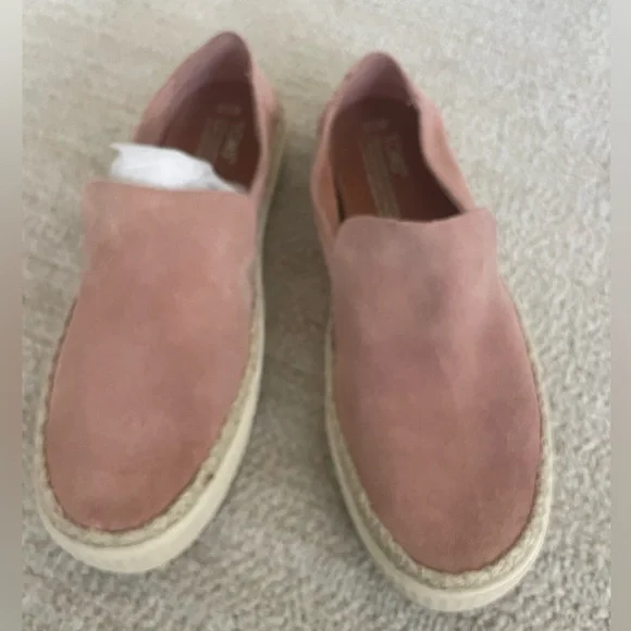 Toms Bloom Suede Rope Espradille Slip On Loafers Women’s/7.5 - Picture 2 of 9